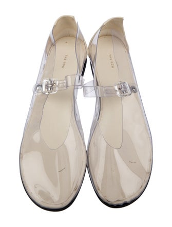 The Row PVC Mary Jane Flats