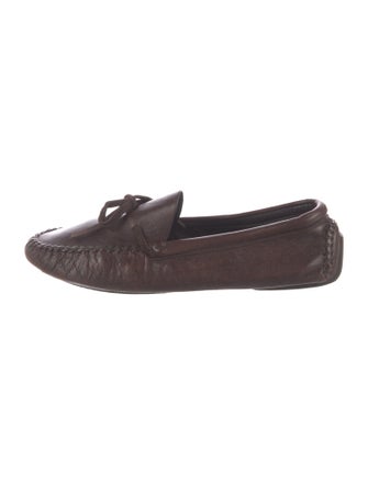 The Row Leather Loafers