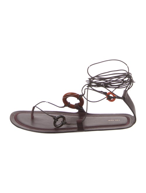 The Row Leather Gladiator Sandals