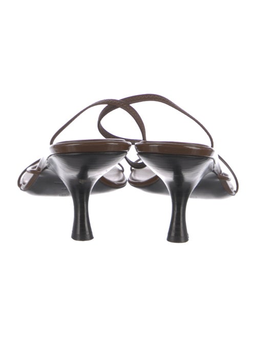 The Row Leather Slingback Sandals