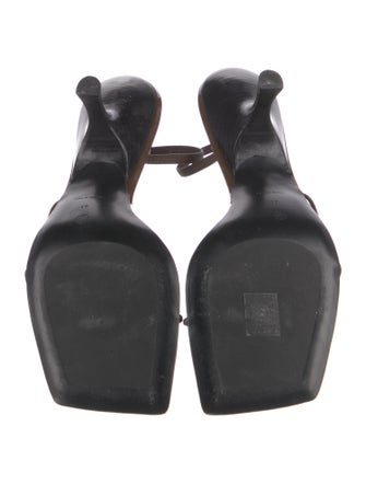 The Row Leather Slingback Sandals