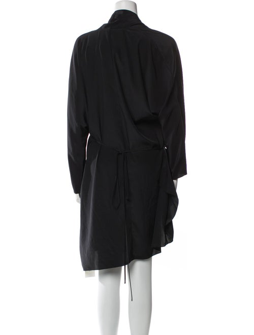 The Row V-Neck Knee-Length Dress