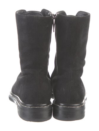 The Row Fara Suede Combat Boots