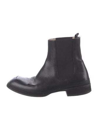 The Row Leather Chelsea Boots