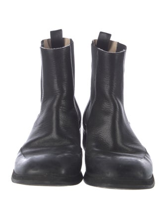 The Row Leather Chelsea Boots