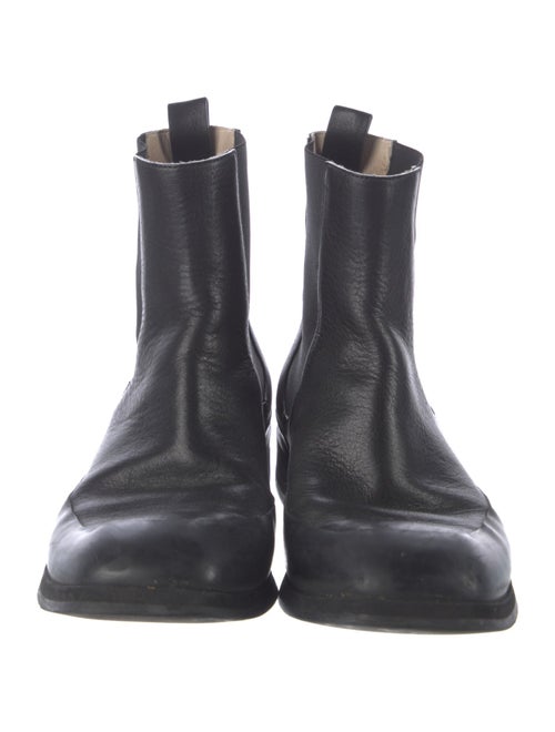 The Row Leather Chelsea Boots
