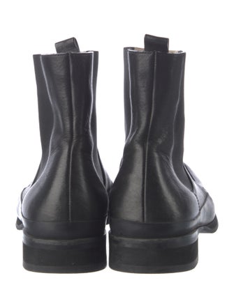 The Row Leather Chelsea Boots