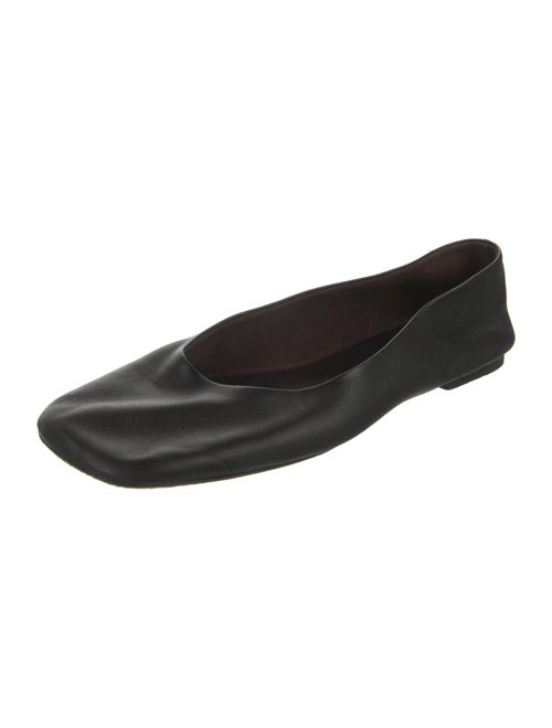 The Row Leather Ballet Flats
