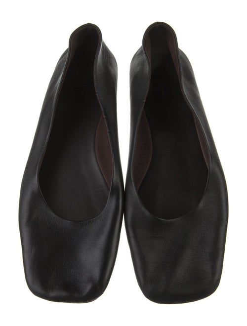 The Row Leather Ballet Flats