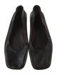 The Row Leather Ballet Flats
