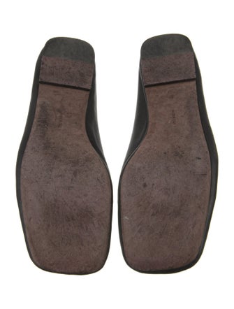 The Row Leather Ballet Flats