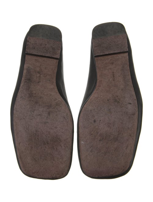 The Row Leather Ballet Flats