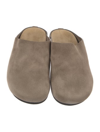 The Row Hugo Suede Mules