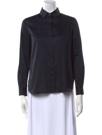 The Row Long Sleeve Button-Up Top