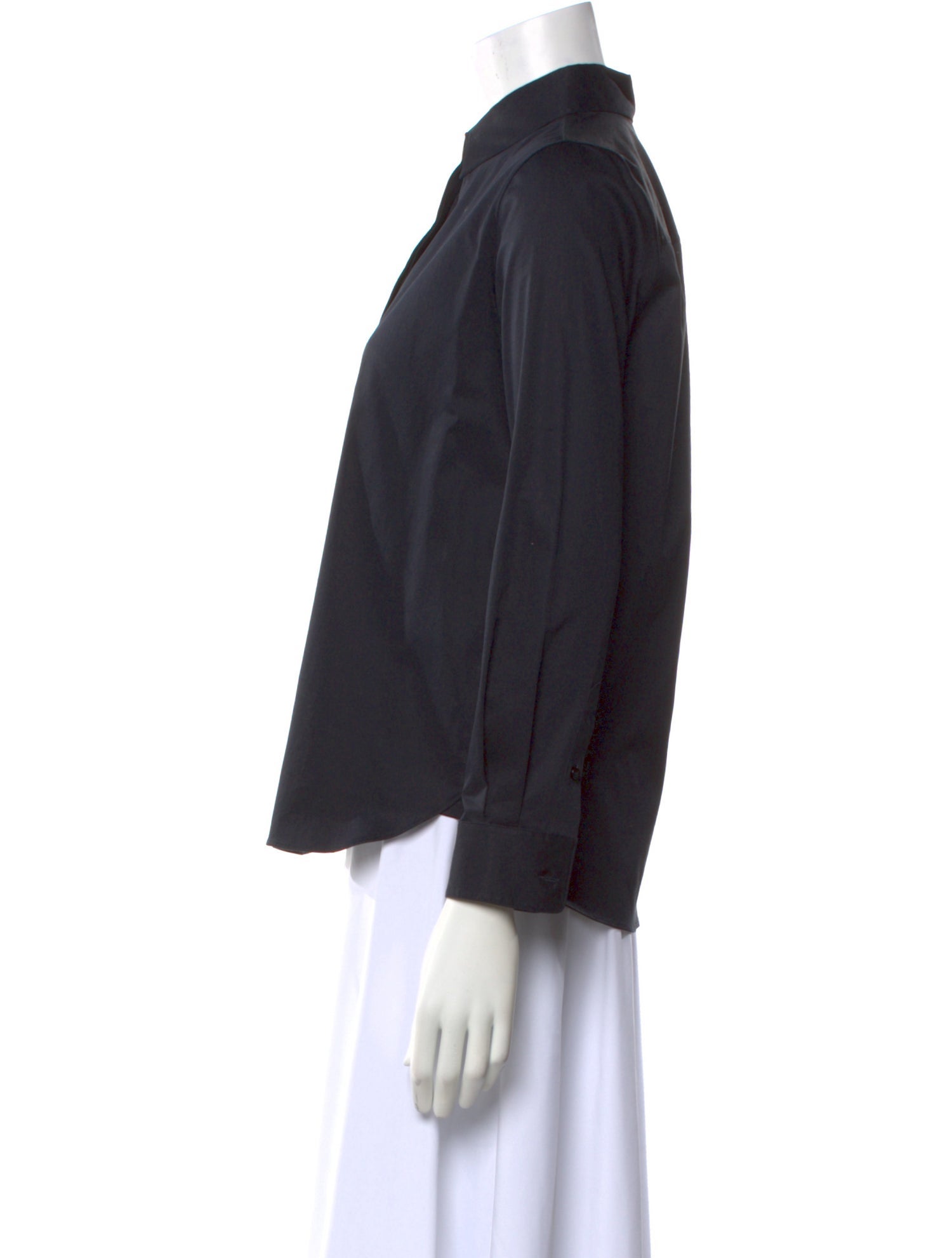 The Row Long Sleeve Button-Up Top