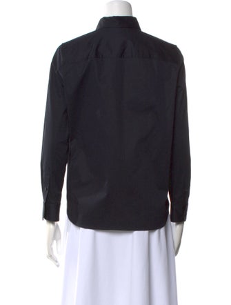 The Row Long Sleeve Button-Up Top