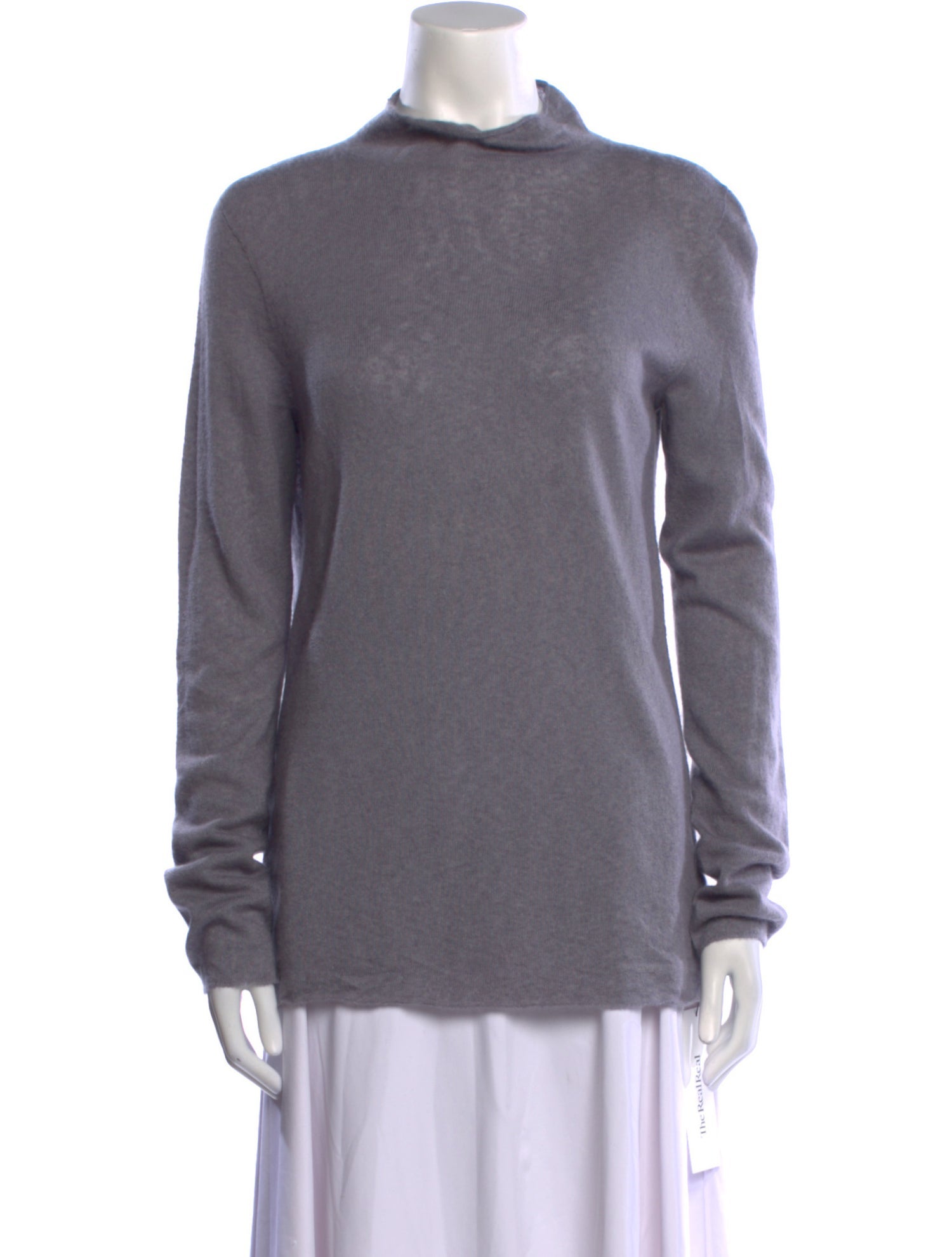The Row Cashmere Mock Neck Sweater