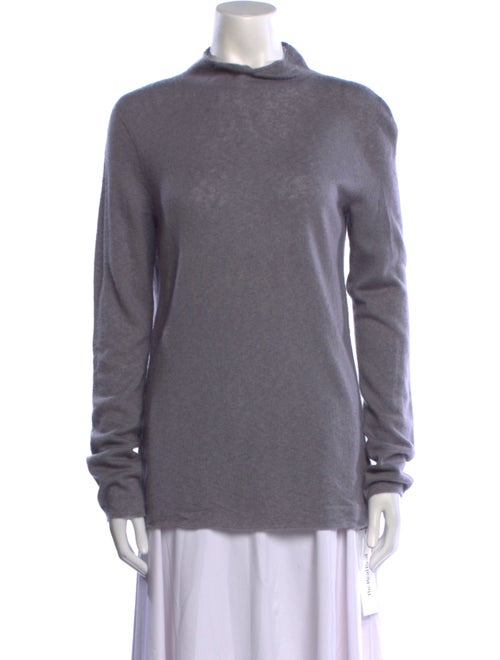 The Row Cashmere Mock Neck Sweater