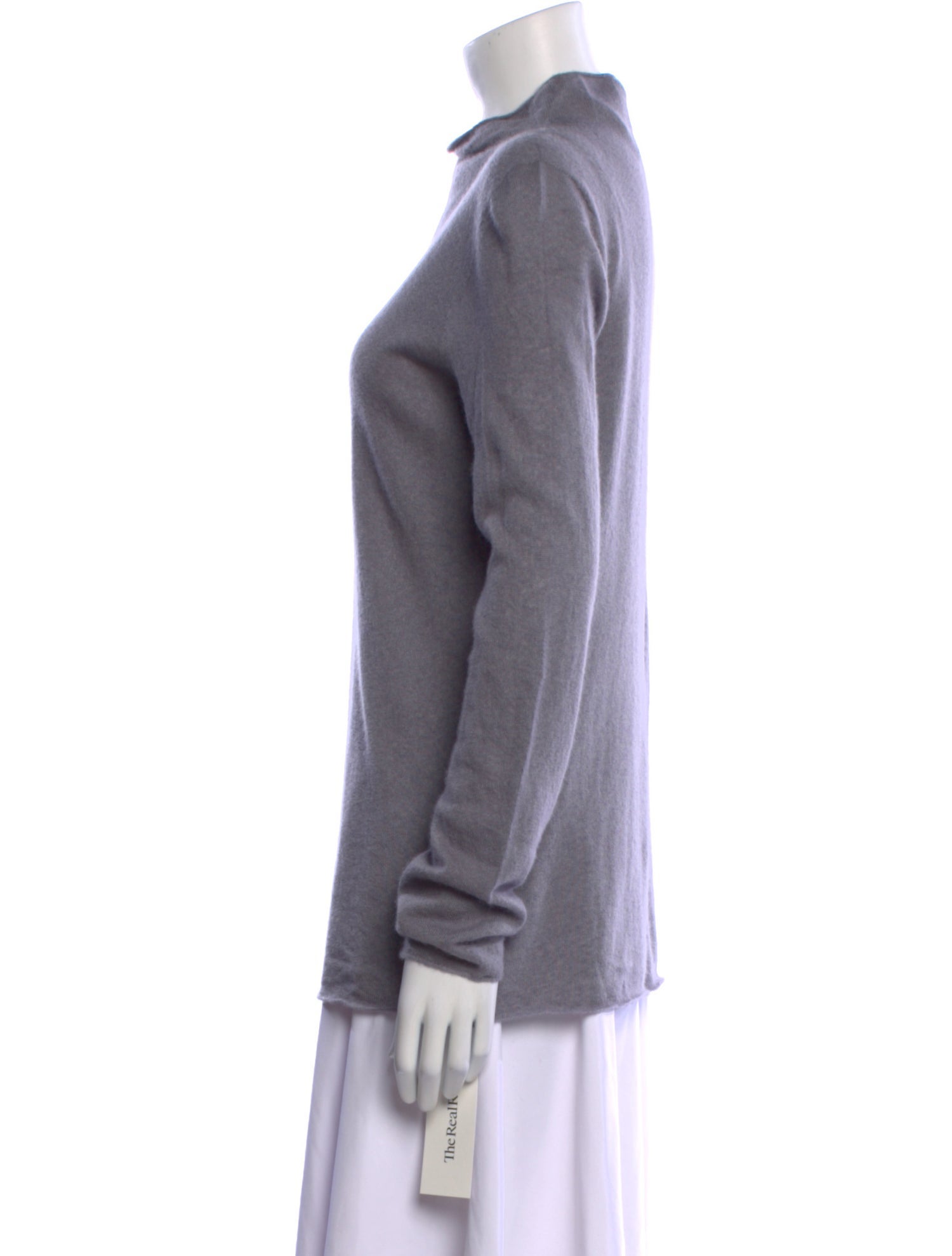The Row Cashmere Mock Neck Sweater