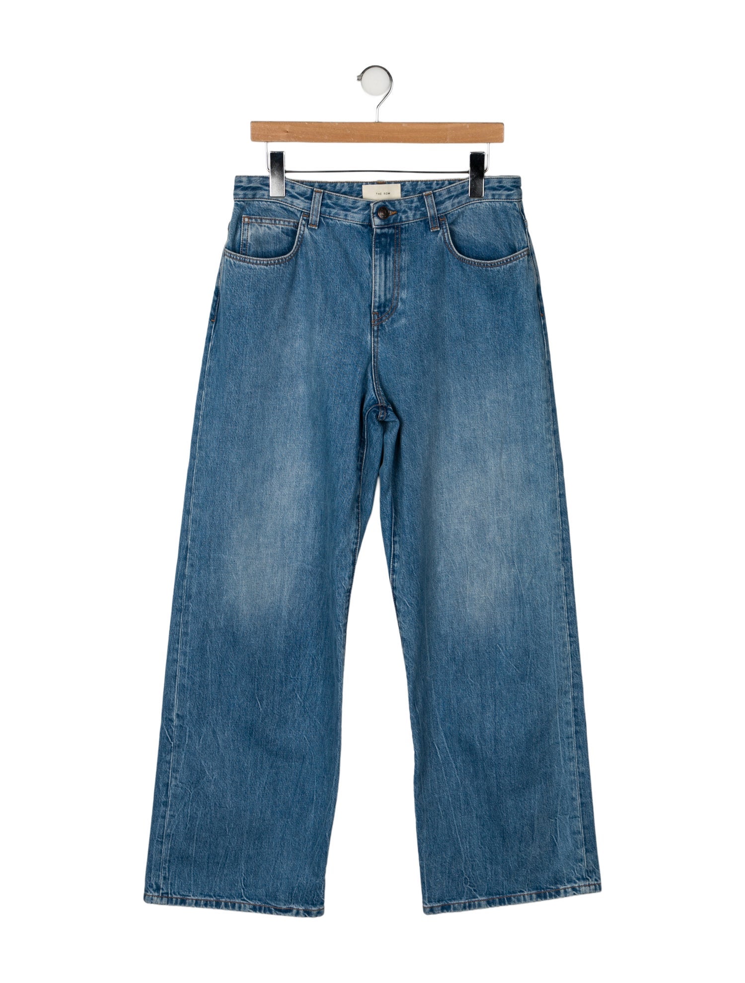 The Row High-Rise Wide Leg Jeans