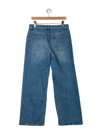 The Row High-Rise Wide Leg Jeans
