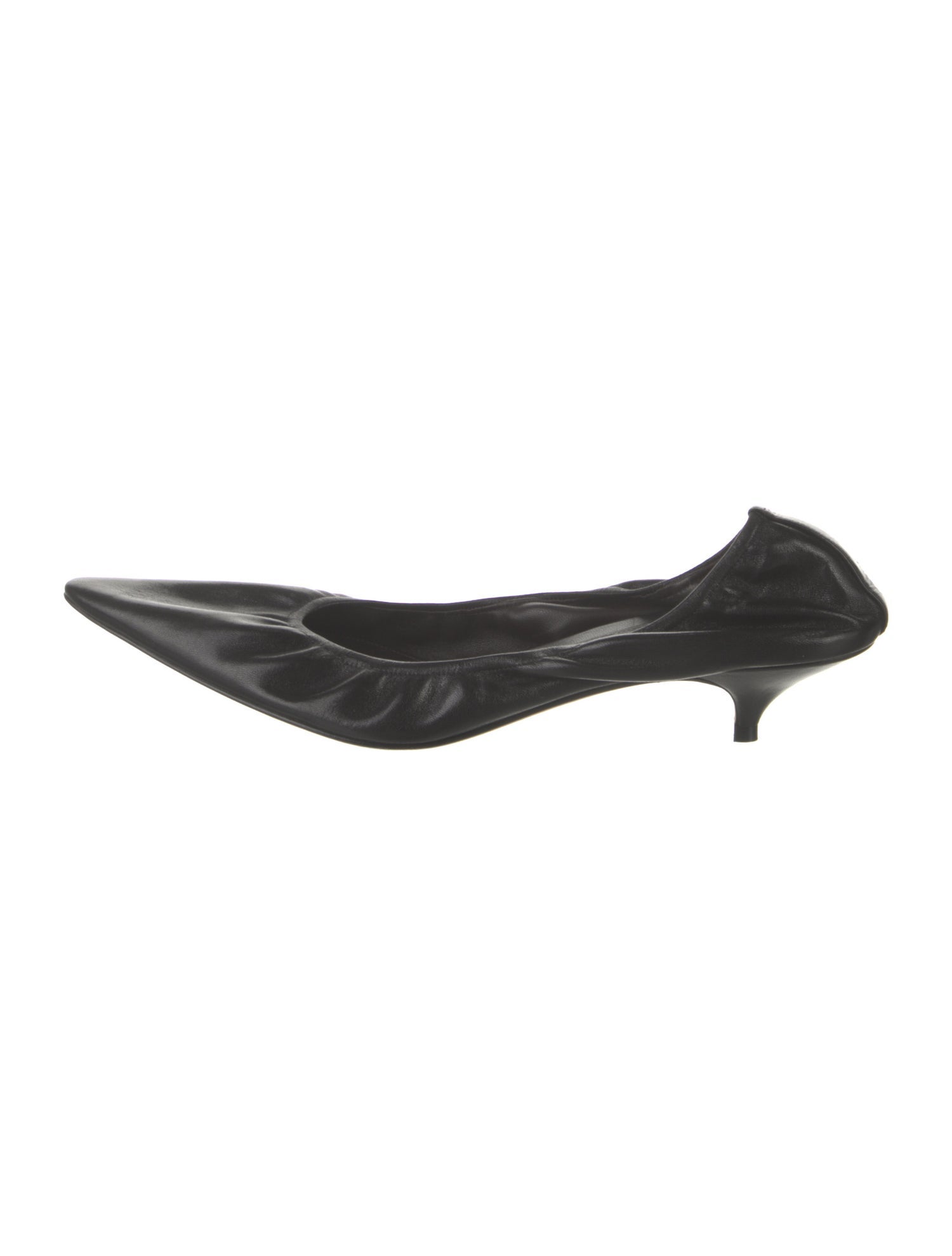 The Row Leather Ballet Flats
