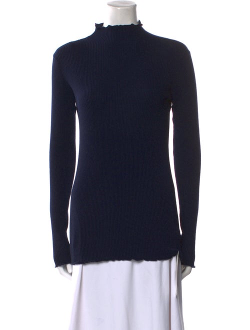The Row Virgin Wool Mock Neck Sweater