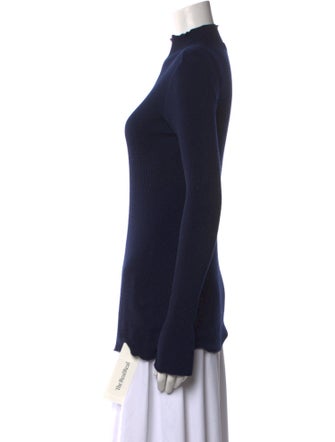 The Row Virgin Wool Mock Neck Sweater