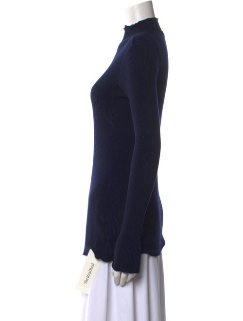 The Row Virgin Wool Mock Neck Sweater