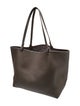 The Row Leather Park Tote w/ Pouch
