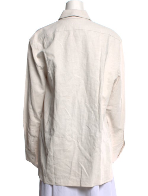 The Row Linen Long Sleeve Tunic