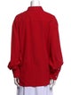 The Row Silk Long Sleeve Button-Up Top