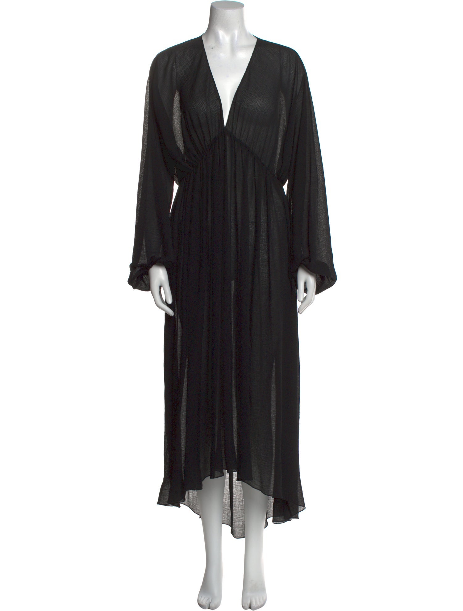 The Row V-Neck Long Dress