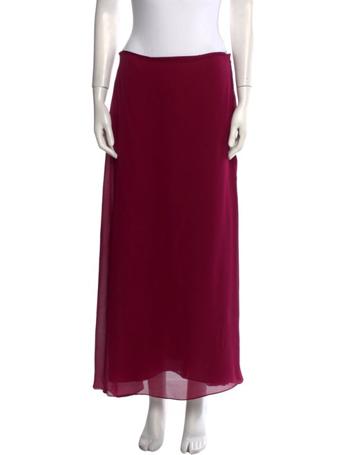 The Row Silk Midi Length Skirt