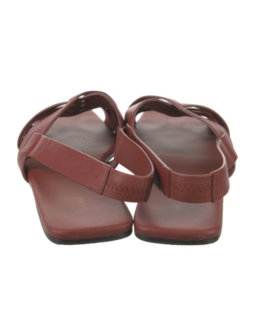 The Row Meera Leather Slingback Sandals