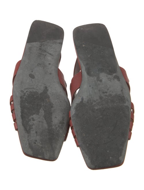 The Row Meera Leather Slingback Sandals