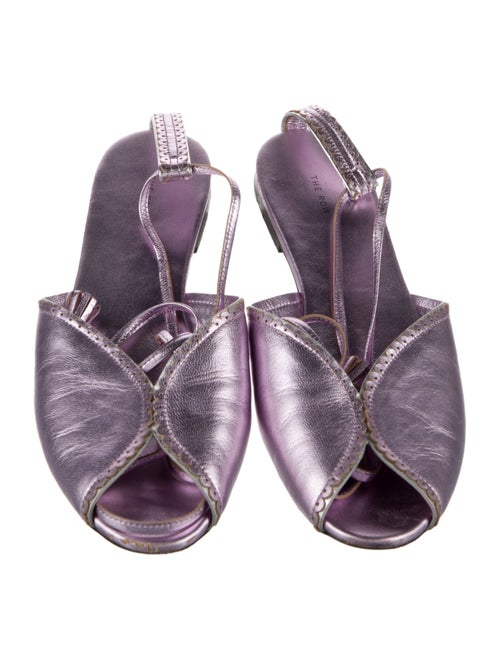 The Row Leather Tassel Accents Gladiator Sandals