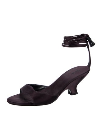 The Row Satin Tassel Accents Sandals