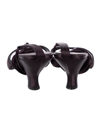 The Row Satin Tassel Accents Sandals