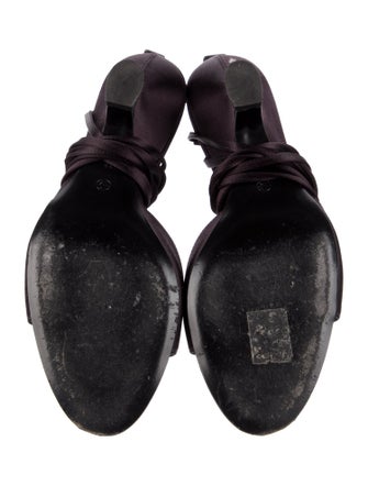 The Row Satin Tassel Accents Sandals