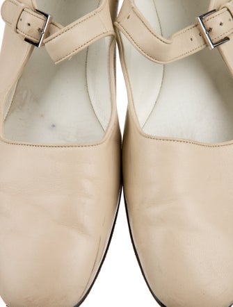 The Row Ava Goat Leather Mary Jane Flats