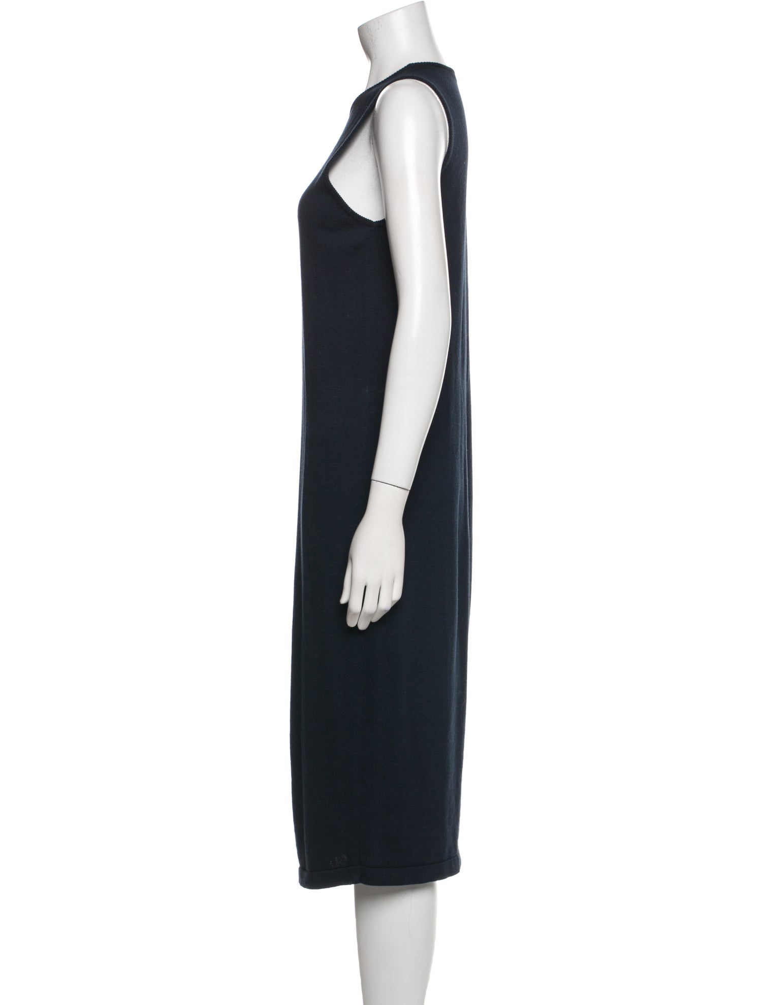 The Row Crew Neck Midi Length Dress