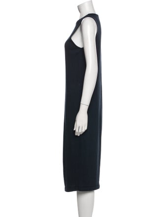 The Row Crew Neck Midi Length Dress