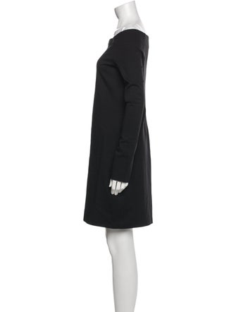 The Row Bateau Neckline Mini Dress