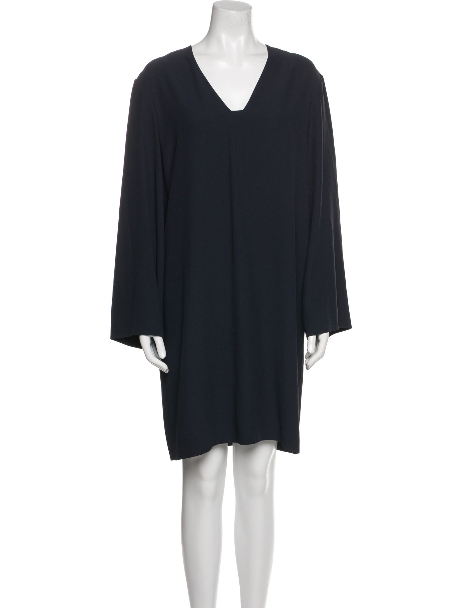 The Row V-Neck Knee-Length Dress