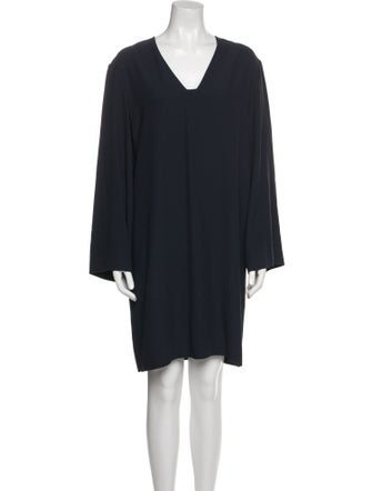 The Row V-Neck Knee-Length Dress