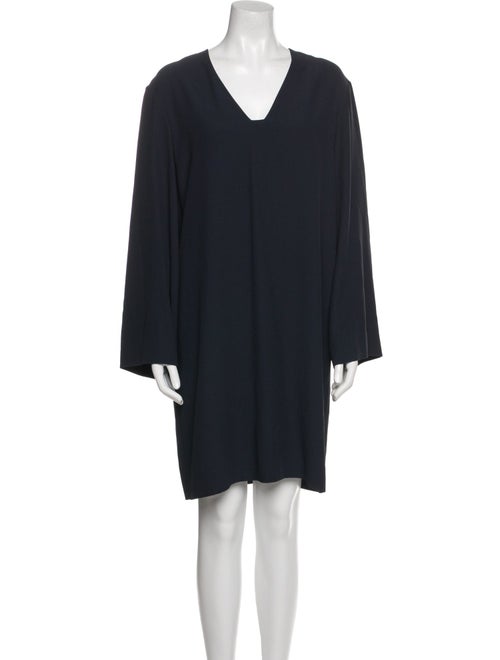 The Row V-Neck Knee-Length Dress