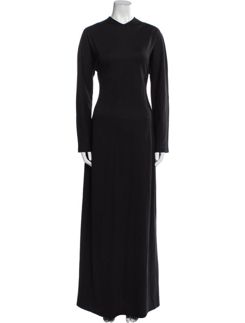 The Row Mock Neck Long Dress