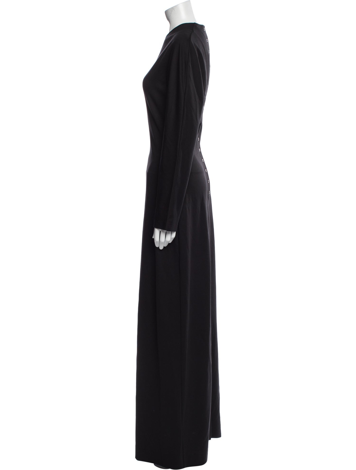 The Row Mock Neck Long Dress
