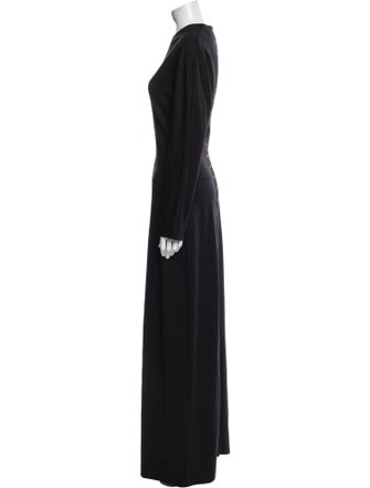 The Row Mock Neck Long Dress